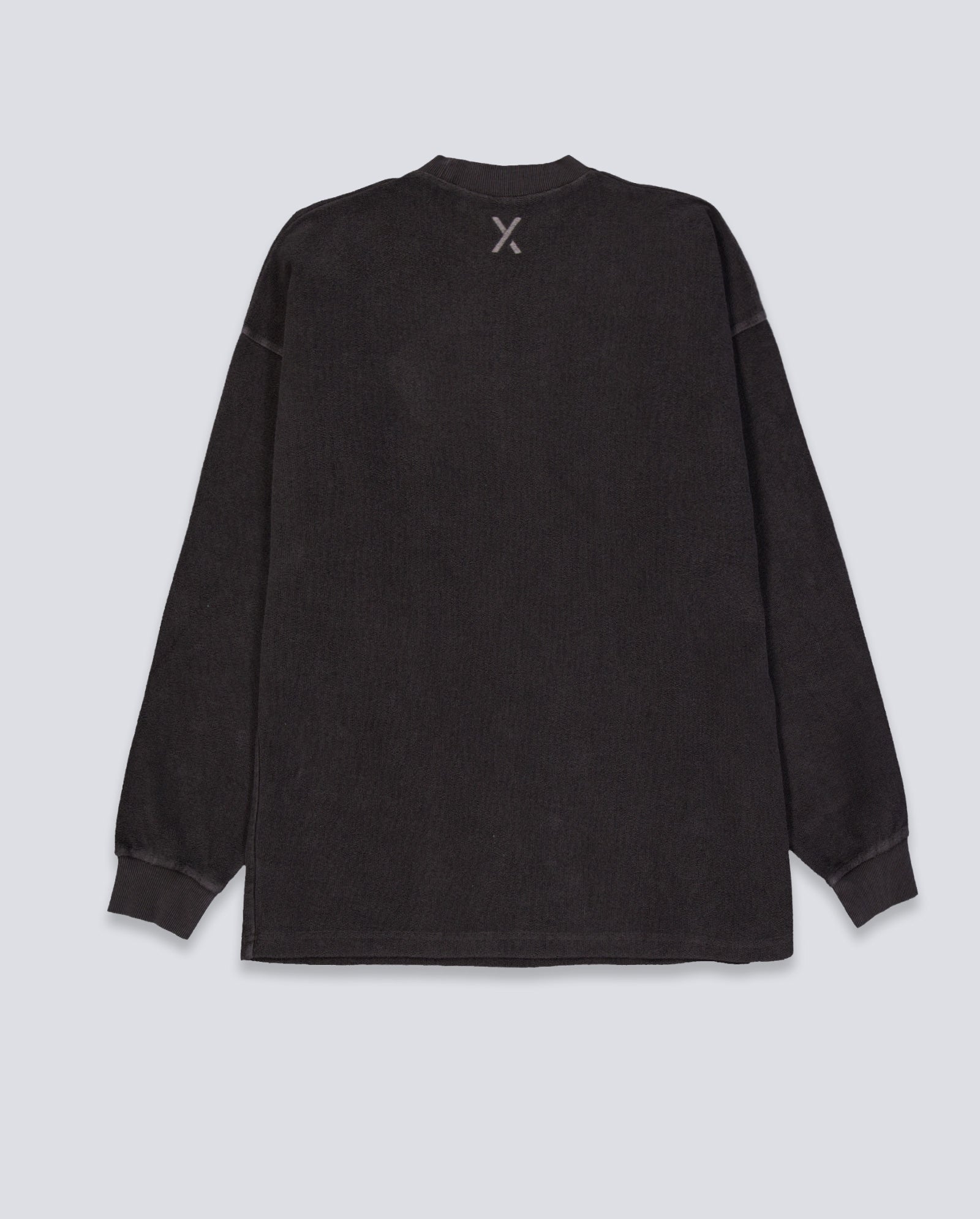 Sudadera Yuxus Cronos Reverse Gris Unisex 10-SP24-CREWNECK-COAL.