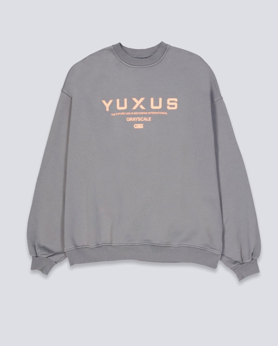 Sudadera Yuxus Grayscale Gris Unisex 18-24-CREWNECK-DIM