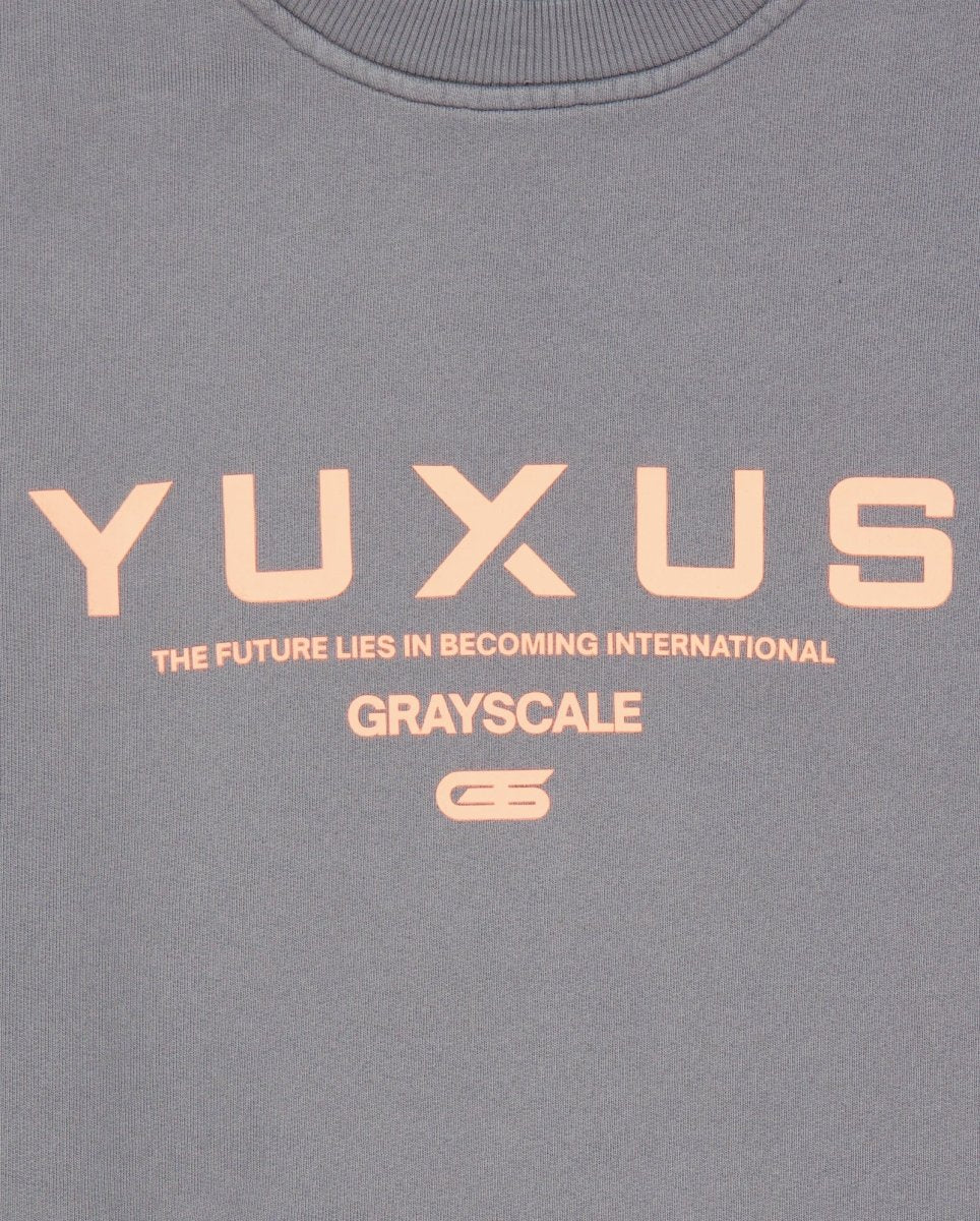 Sudadera Yuxus Grayscale Gris Unisex 18-24-CREWNECK-DIM