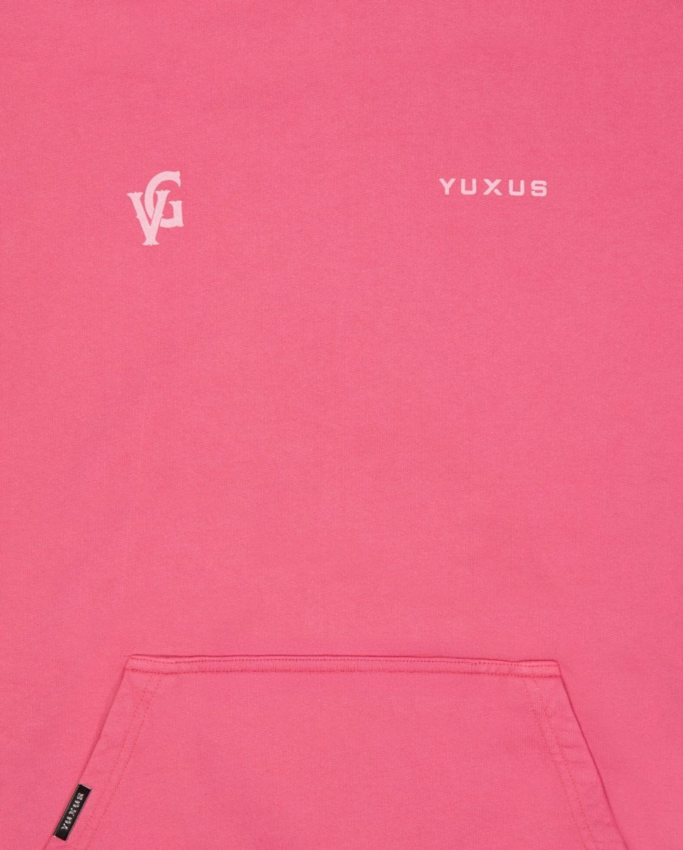 Sudadera Yuxus Magenta Vanguard Hoodie Rosa Unisex