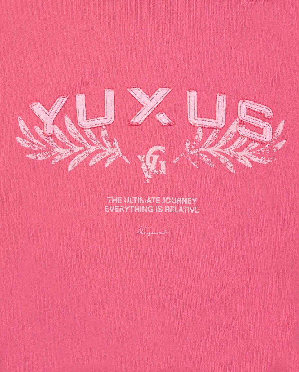 Sudadera Yuxus Magenta Vanguard Hoodie Rosa Unisex