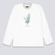 Sudadera Yuxus White Cronos Waffle Lonsleeve Blanco Unisex