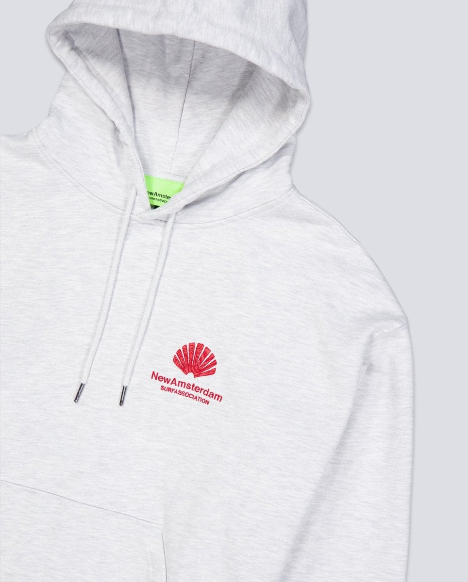 Sudadera con Capucha New Amsterdam Surf Association Logo Gris Unisex 2601117001