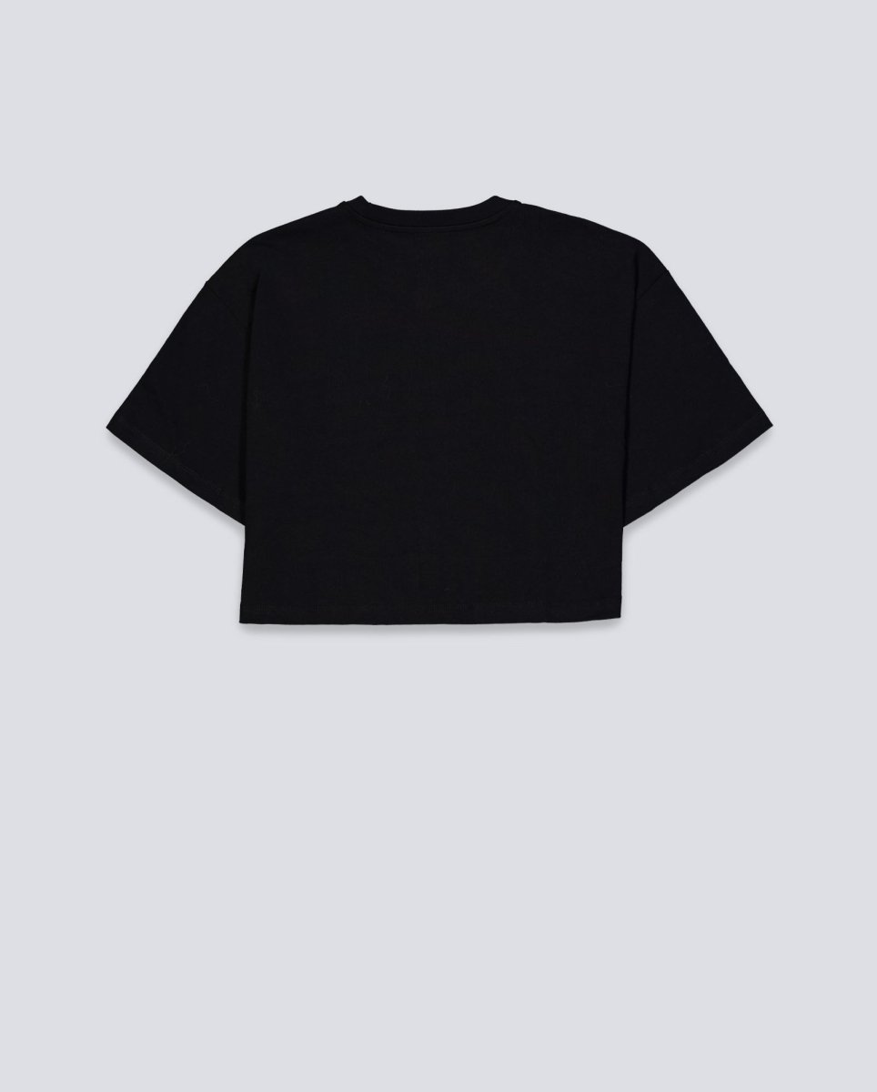 Top Crop Vans W Salton Relax Negro Mujer VN000P5QBLK1