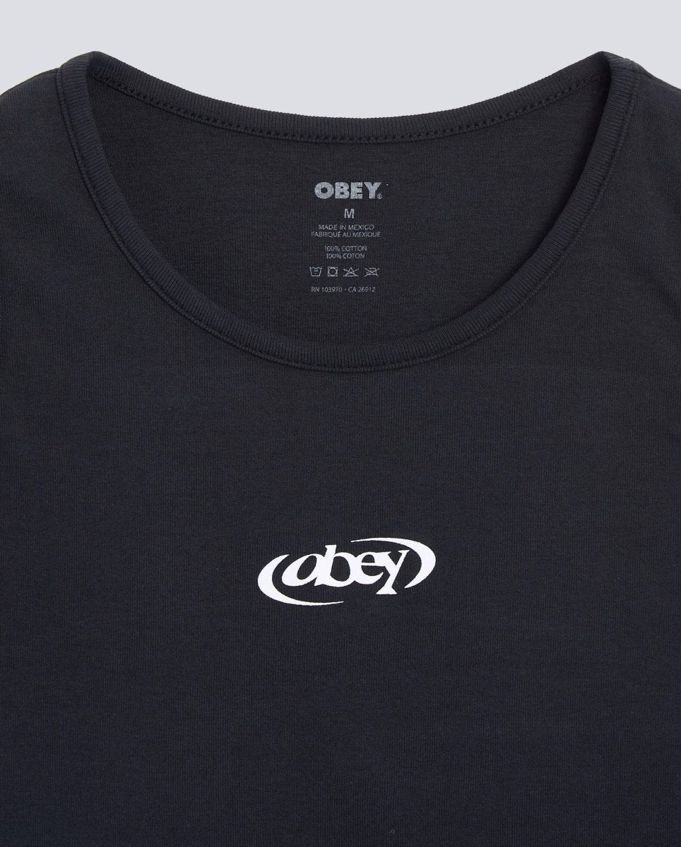 Top Obey Planet Negro Mujer 268052683-BLK