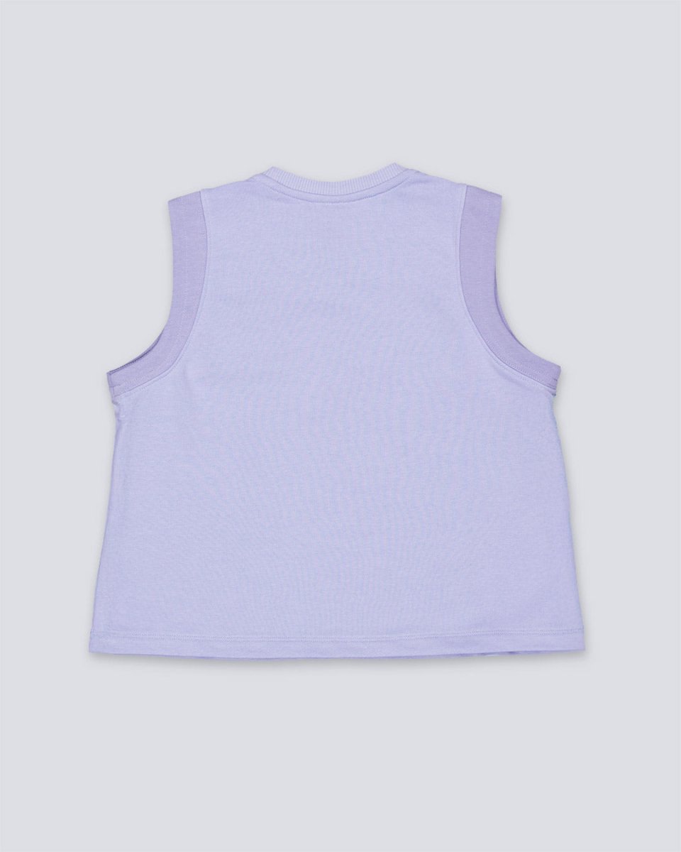 Top The North Face Terry Relaxed Cropped Lila Mujer NF0A8C260VI1