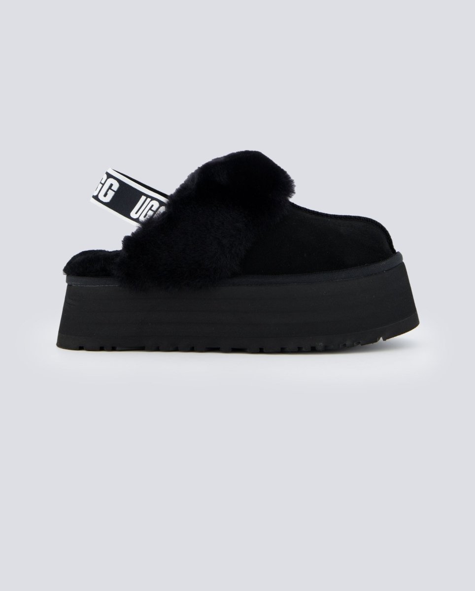 Ugg Funkette Con Plataforma Negro Mujer 1113474 zuecos