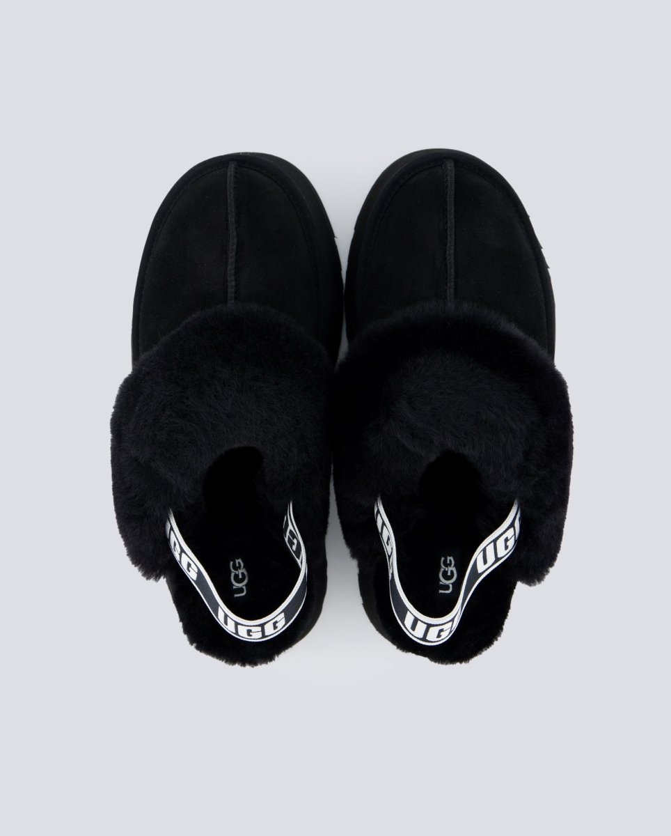 Ugg Funkette Con Plataforma Negro Mujer 1113474 zuecos