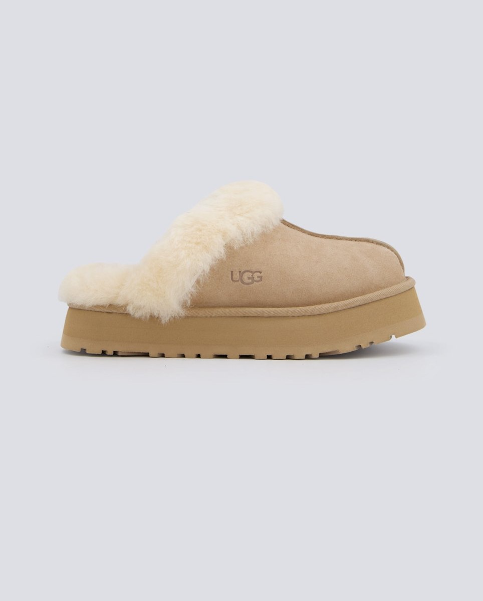 Ugg Plataforma Disquette Beige Mujer 1122550 zuecos