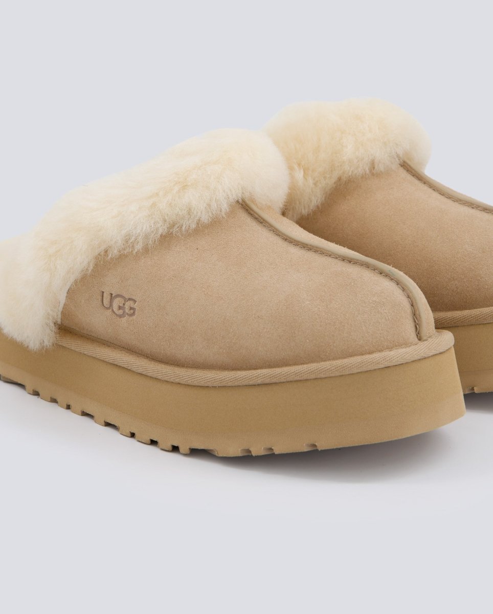 Ugg Plataforma Disquette Beige Mujer 1122550 zuecos