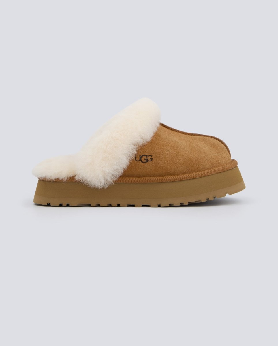 Ugg Plataforma Disquette Marrón Mujer 1122550 zuecos