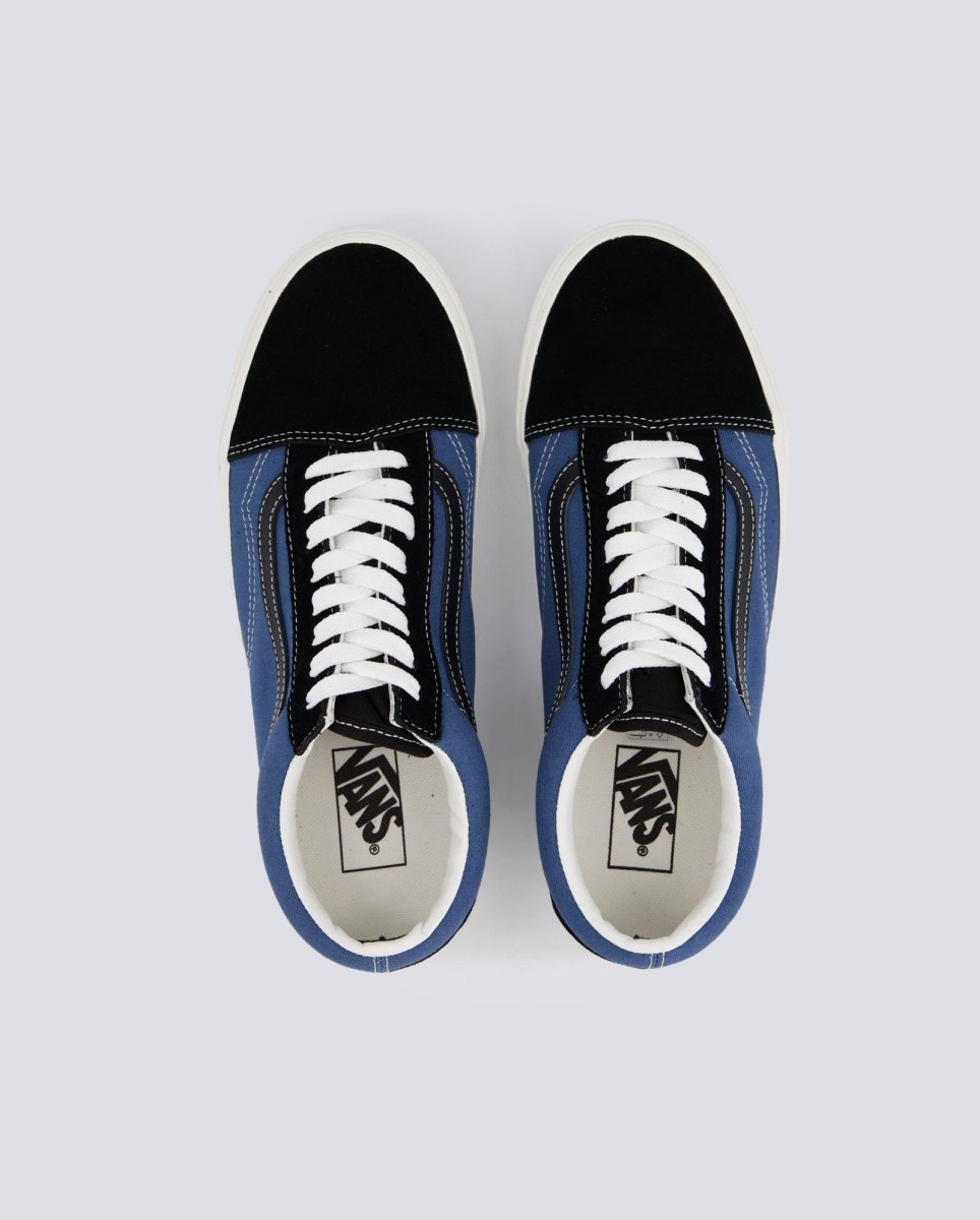 Vans Old Skool Basics Azul Y Negro Hombre VN000D7ZNGV1 zapatillas
