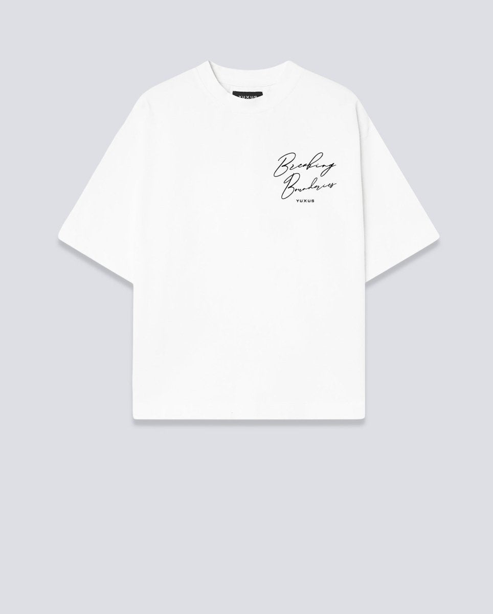 Camiseta Yuxus Hammer Azure Blanco Unisex