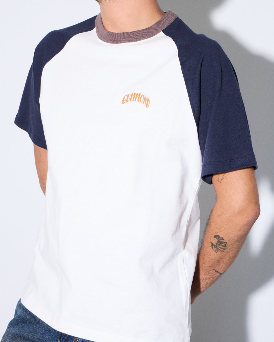 Camiseta Edmmond Studios Home Run Blanco Hombre