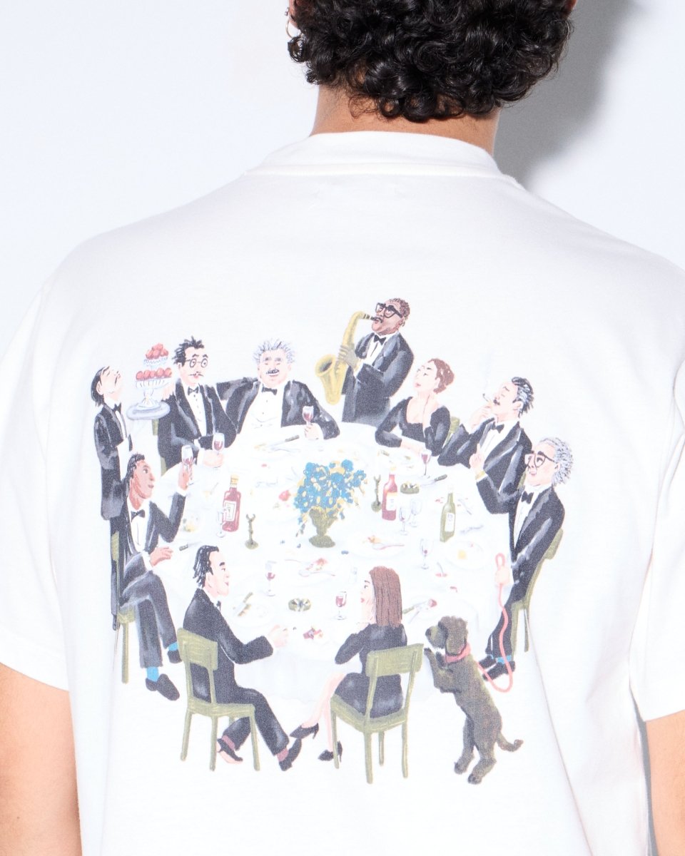 Camiseta Edmmond Studios Jazz Sessions Blanco Unisex