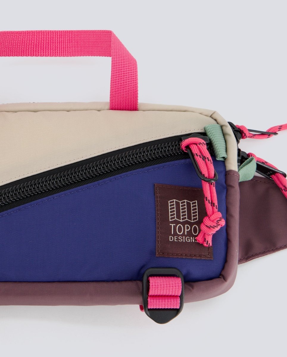 Bolso Topo Designs Mini Quick Pack Beige Y Morado Unisex