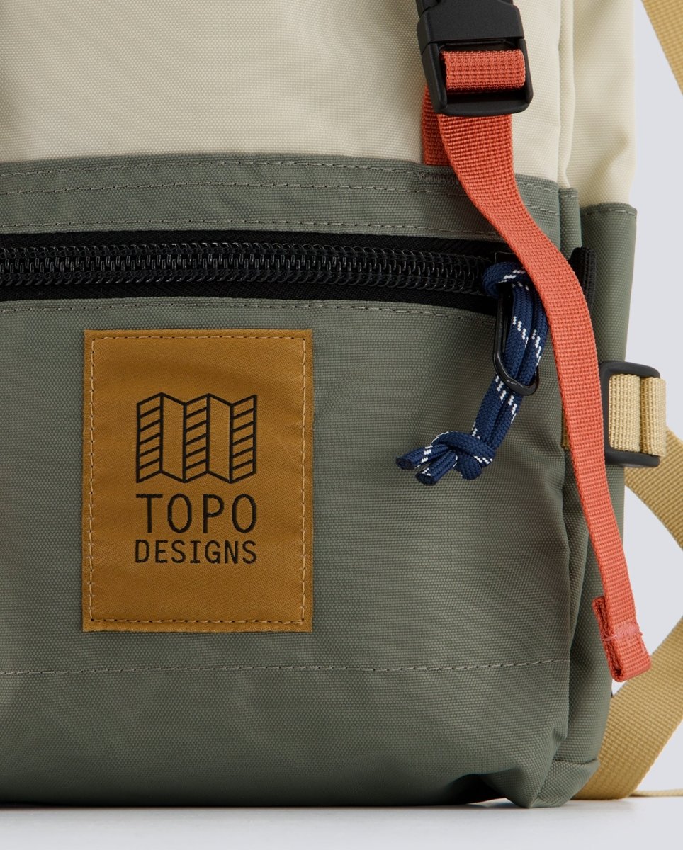 Mochila Topo Designs Rover Pack Mini Beige Y Verde Unisex