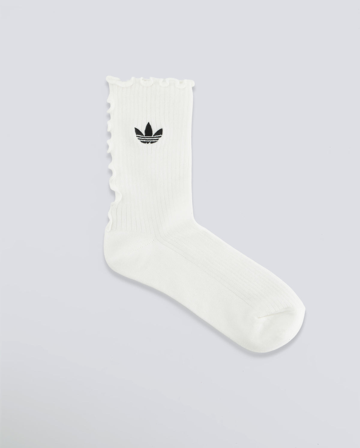 Calcetines Adidas Ruffle Blanco Y Negro 2 Pares Unisex