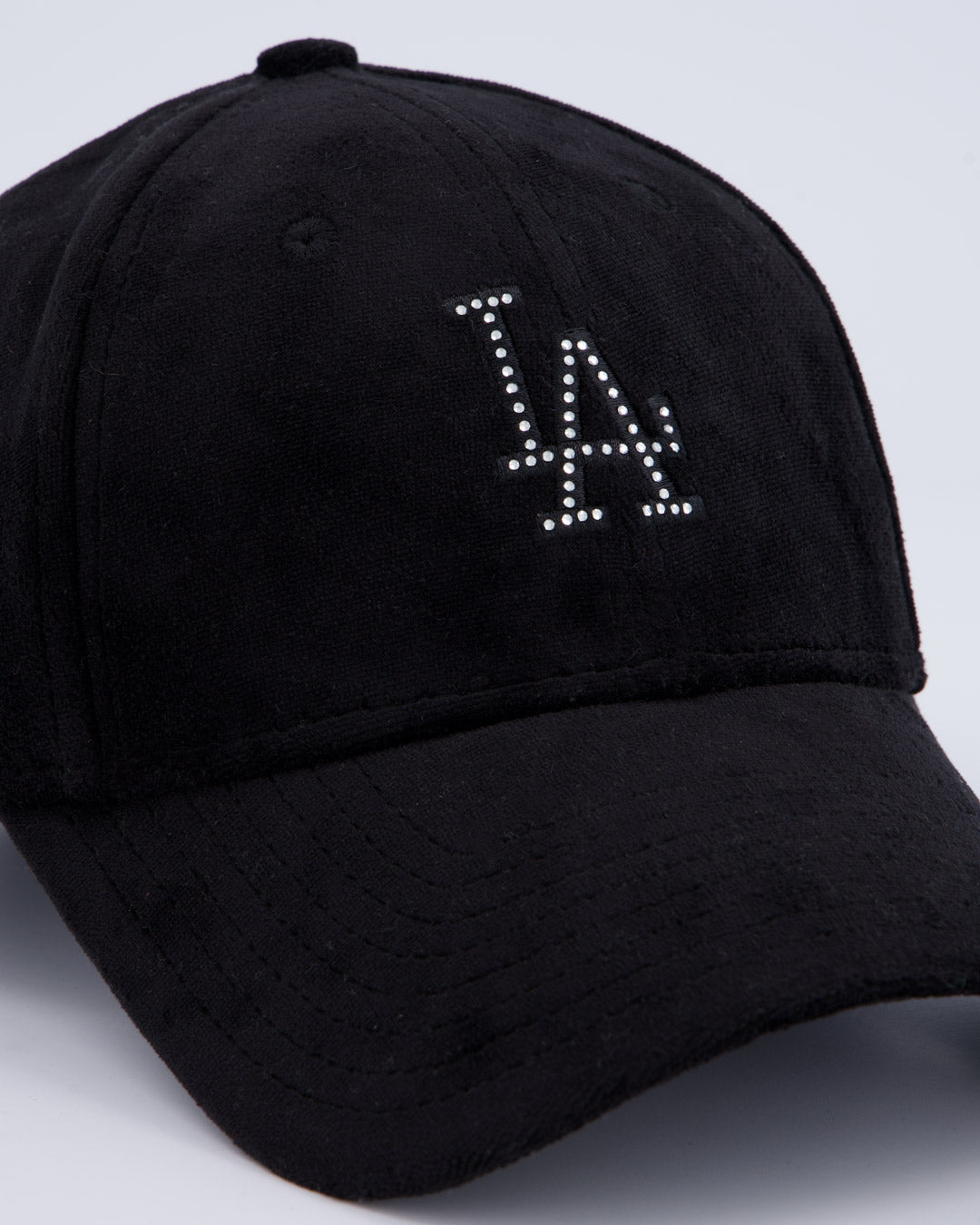Gorra New Era Diamante LA Negro Mujer