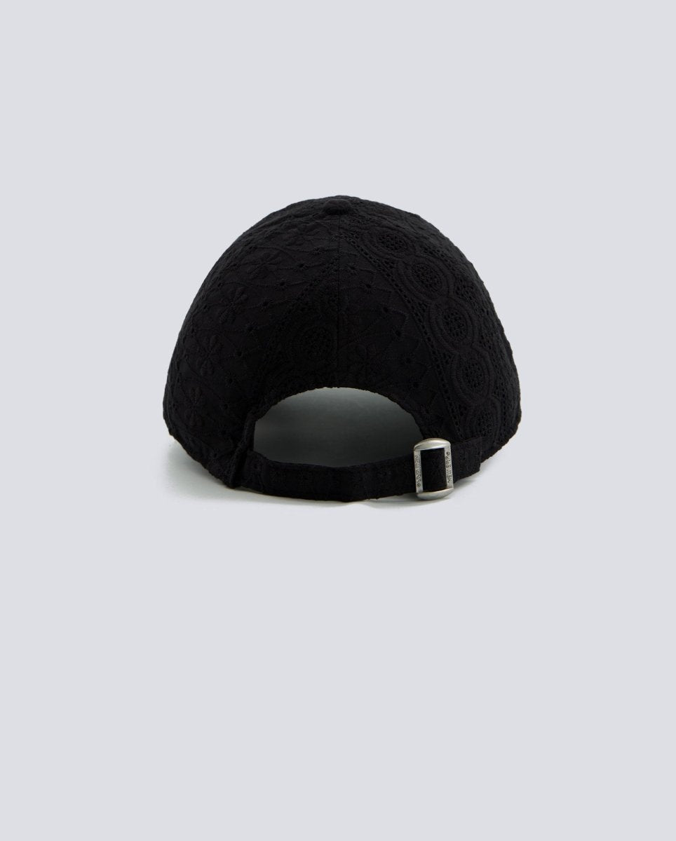Gorra New Era Broderie 9TWENTY Negro Mujer
