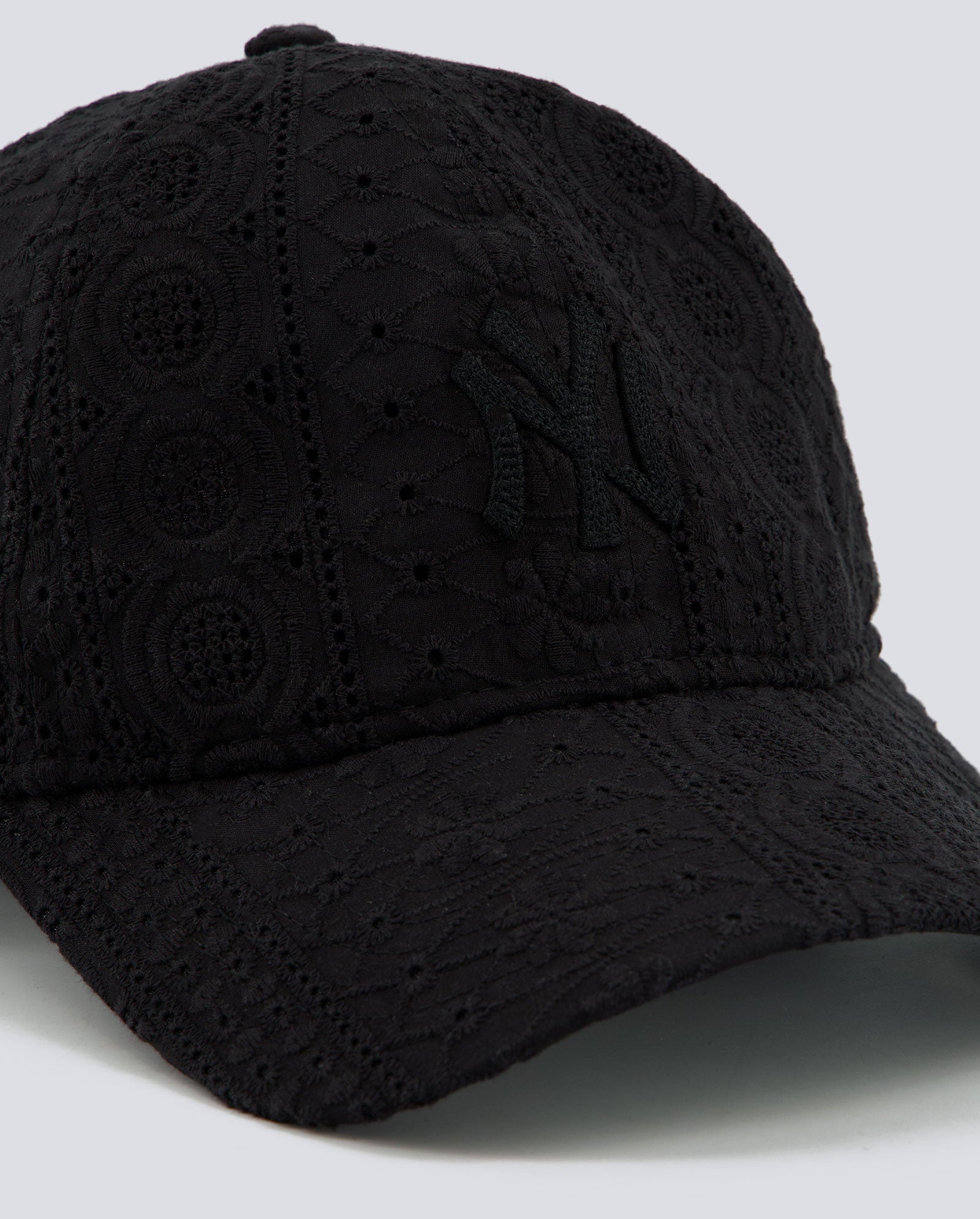 Gorra New Era Broderie 9TWENTY Negro Mujer