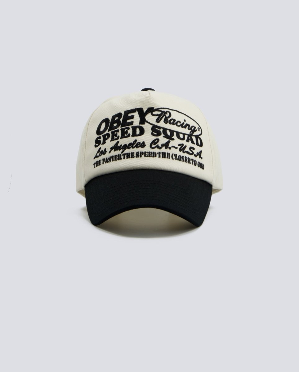 Gorra Obey Speed Squad 5 Panel Negro Multicolor Unisex