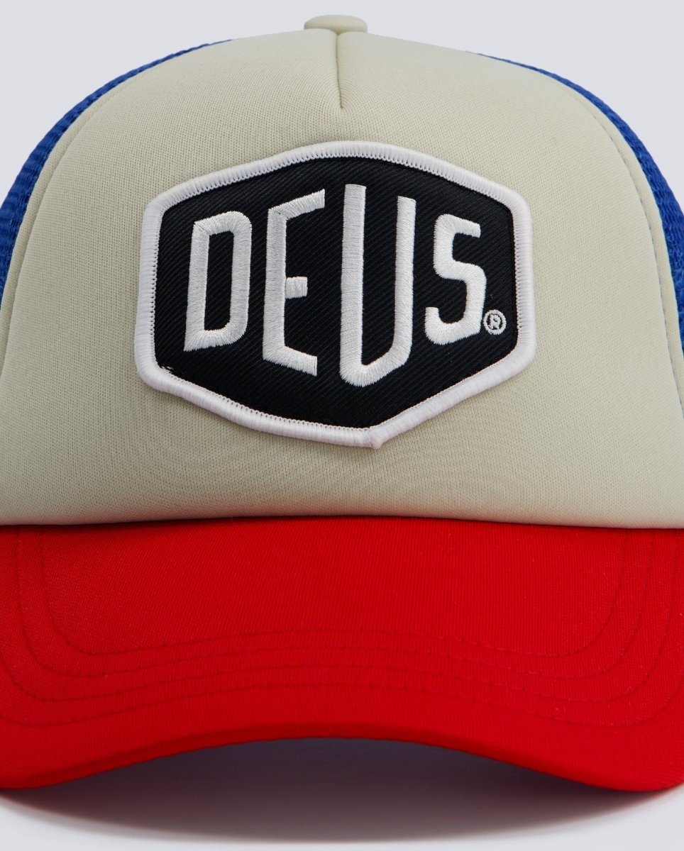 Gorra Deus Malden Trucker Azul y Blanco Unisex