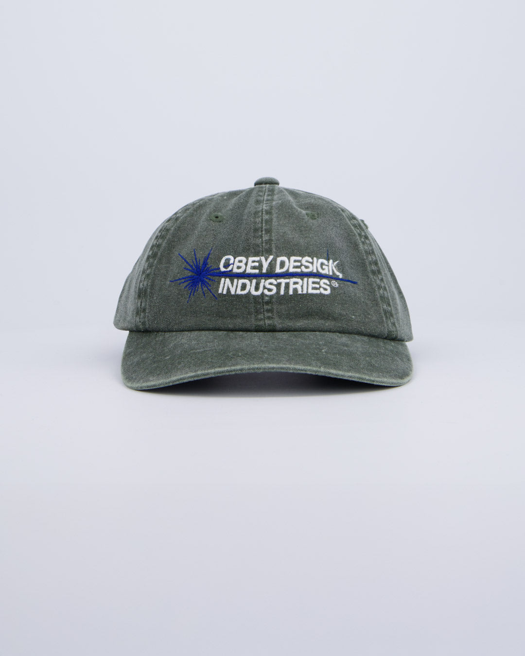 Gorra Obey Pigment Obey Industries Velcro Verde Unisex