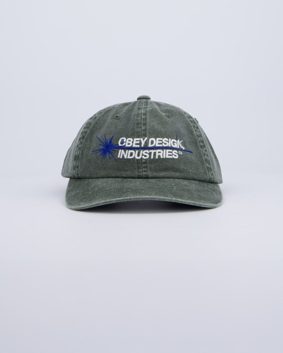 Gorra Obey Pigment Obey Industries Velcro Verde Unisex