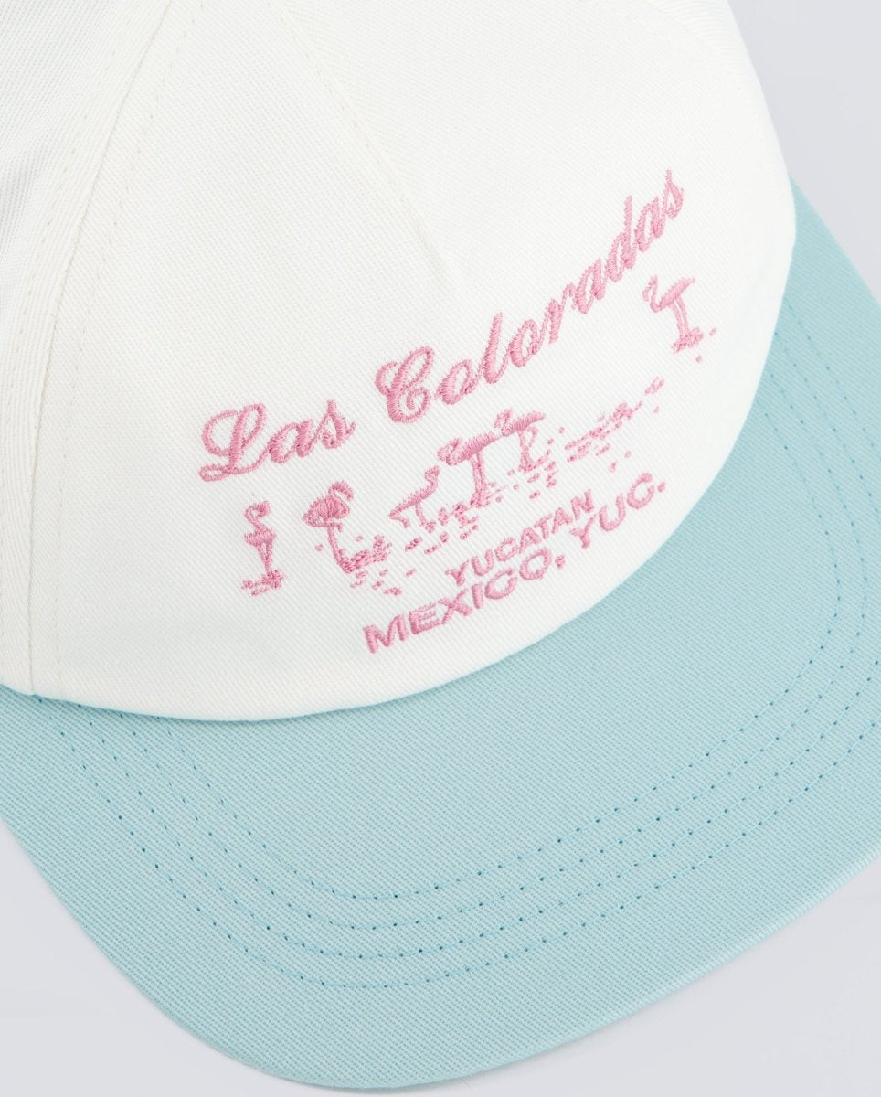 Gorra Visit Caps Las Coloradas Blanco y Azul Unisex
