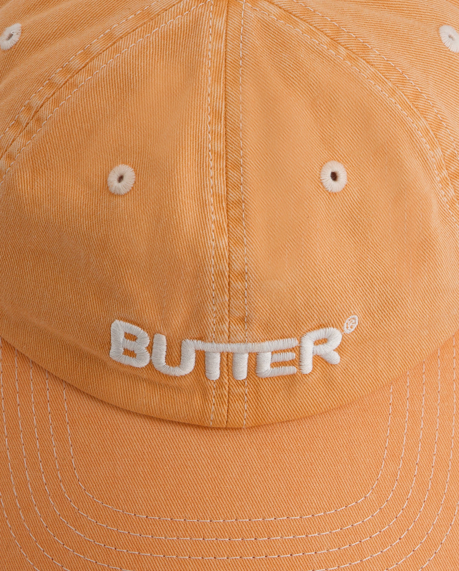 Gorra Butter Goods Rounded Logo Naranja Unisex