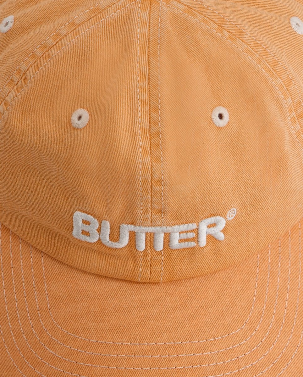 Gorra Butter Goods Rounded Logo Naranja Unisex