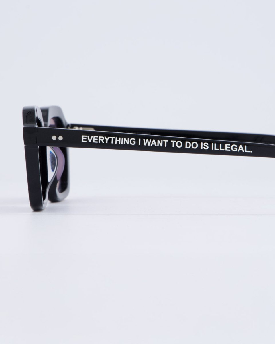 Gafas De Sol Pleasures Era Negro Unisex