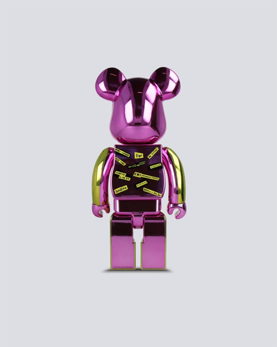 Chrome Bearbrick Sex Pistols BE@RBRICK Sex Pistols Chrome 100％ 400％