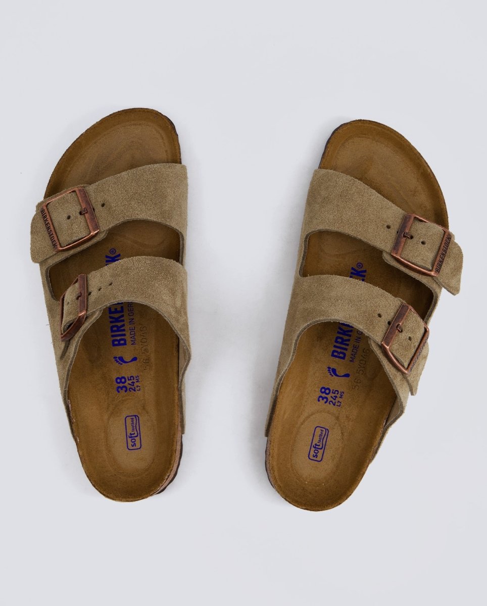 Birkenstock Arizona Suede Taupe Mujer
