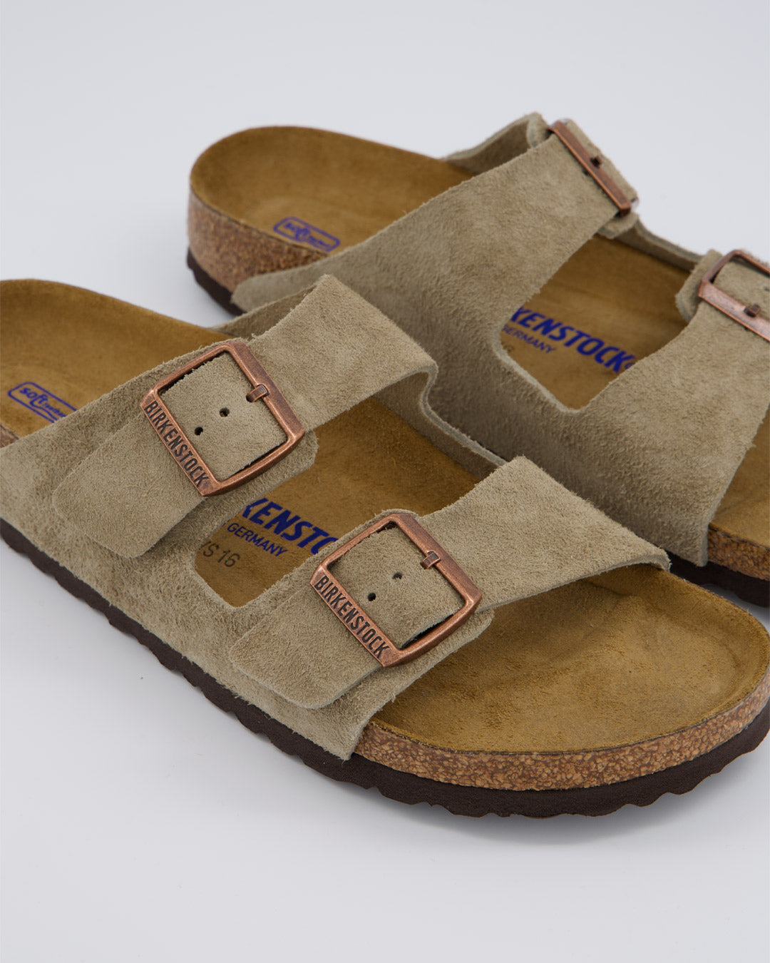 Birkenstock Arizona Suede Taupe Mujer