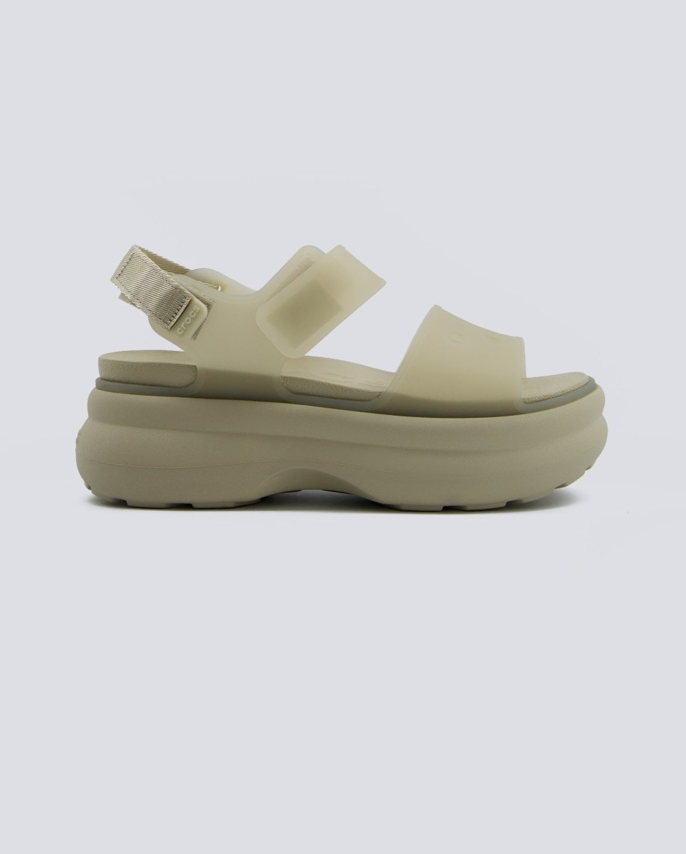 Crocs Soho Frosted Y Strap Beige Mujer