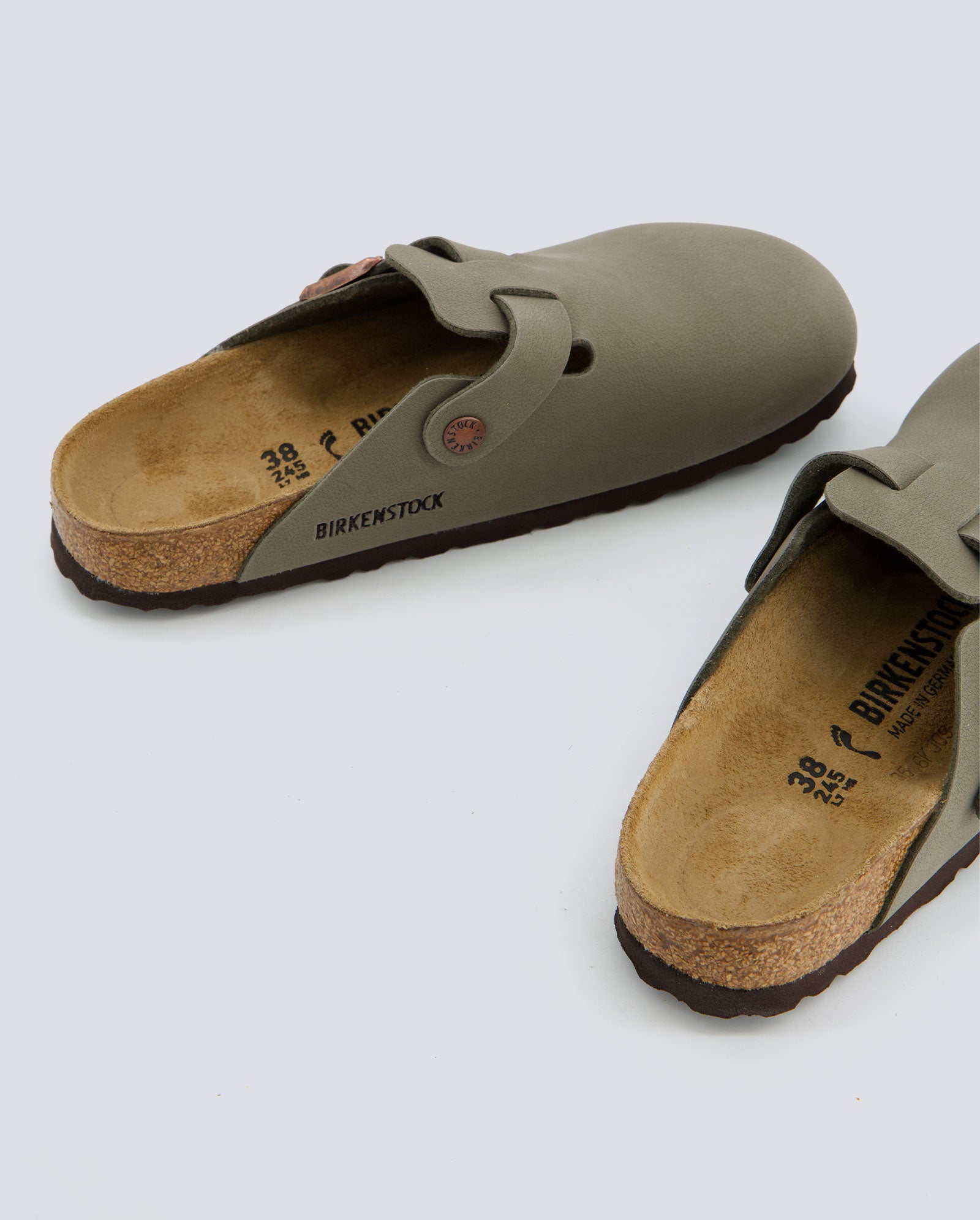 Birkenstock Boston BFBC Gris Mujer