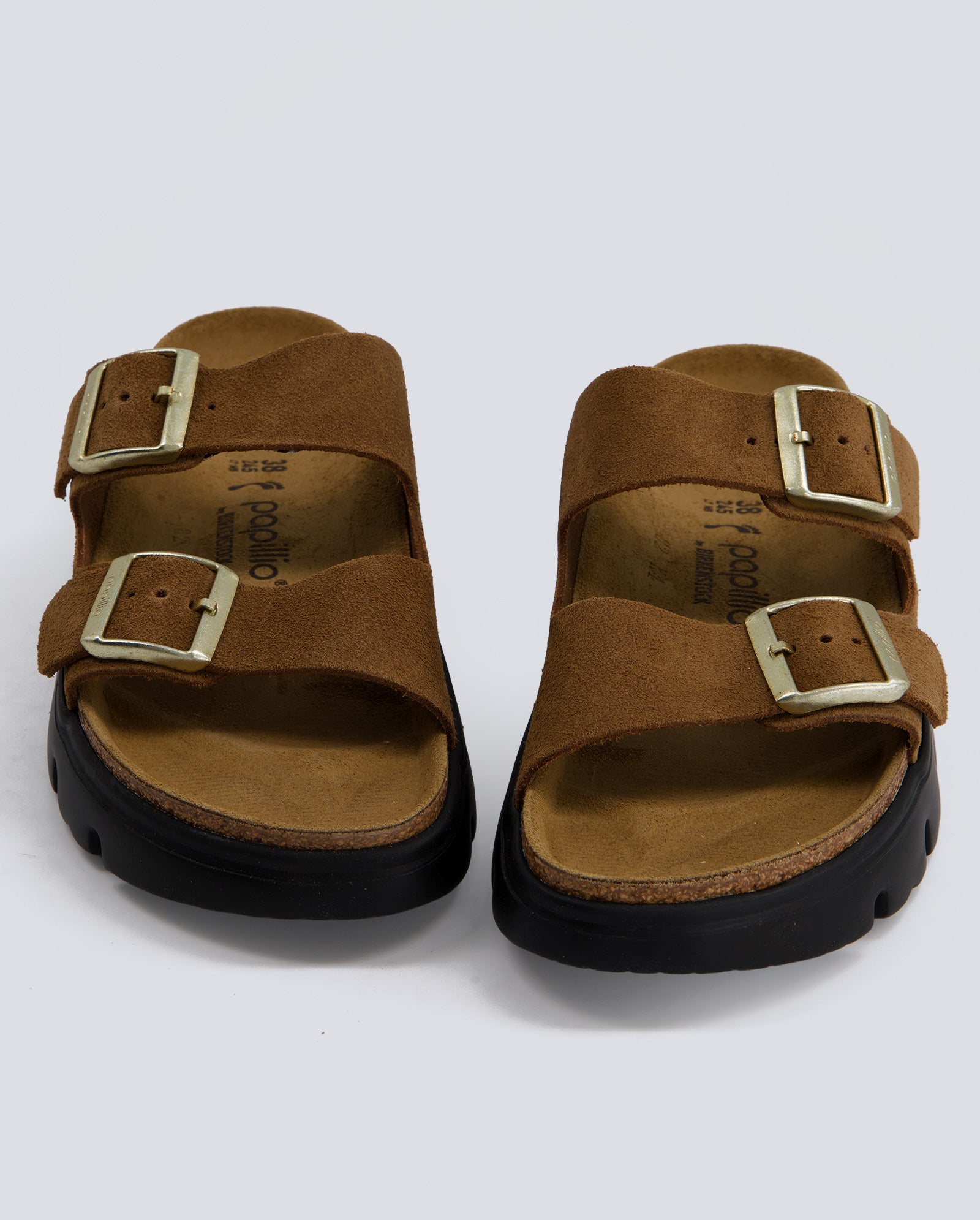 Birkenstock Arizona Chunky Suede Marrón Mujer
