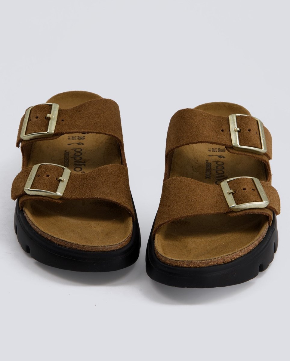 Birkenstock Arizona Chunky Suede Marrón Mujer