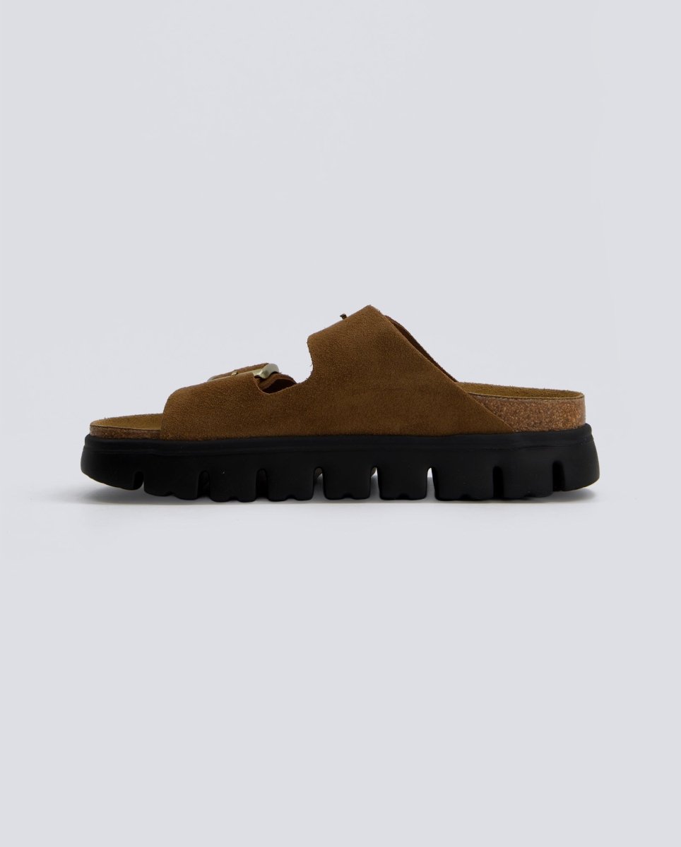 Birkenstock Arizona Chunky Suede Marrón Mujer