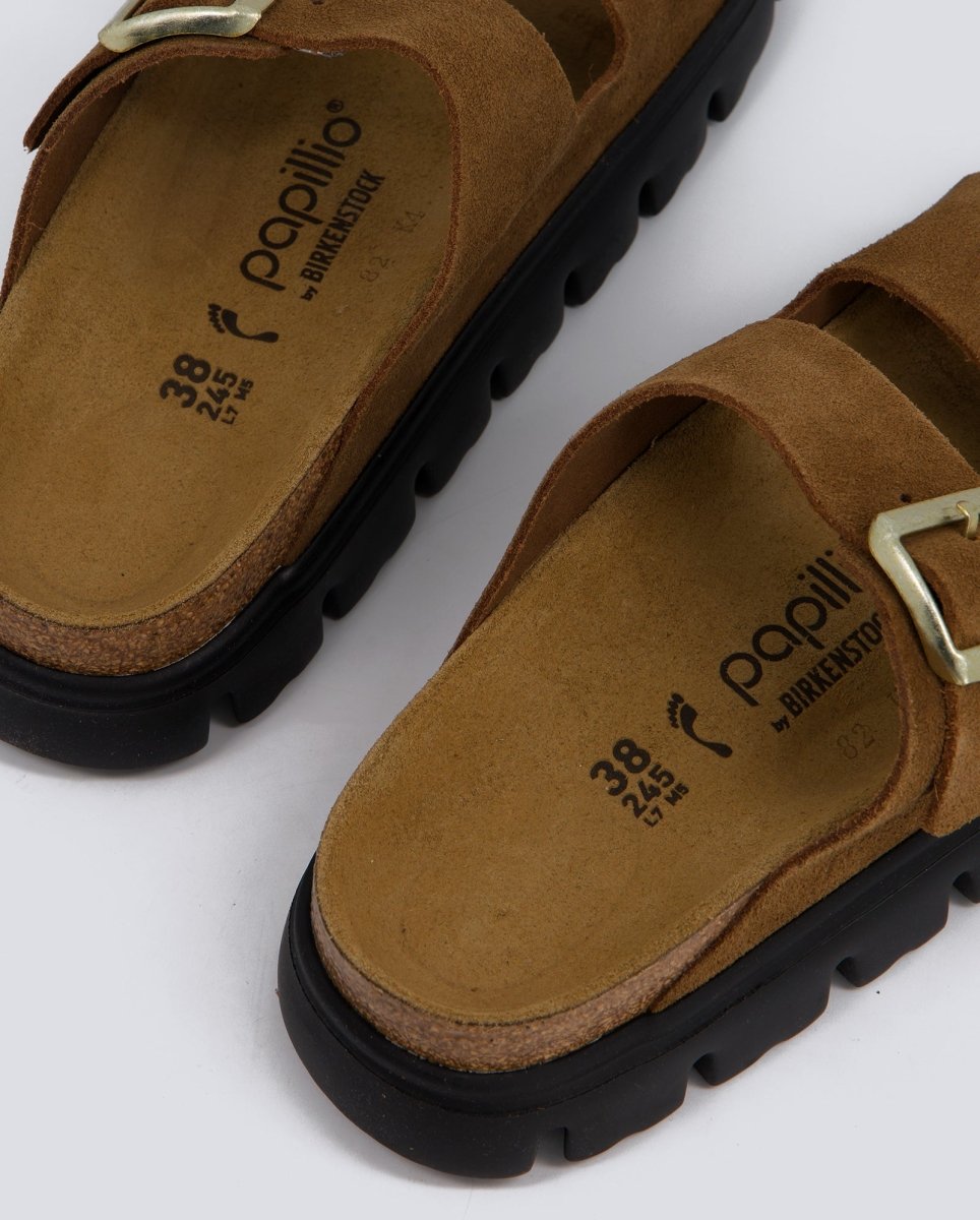 Birkenstock Arizona Chunky Suede Marrón Mujer