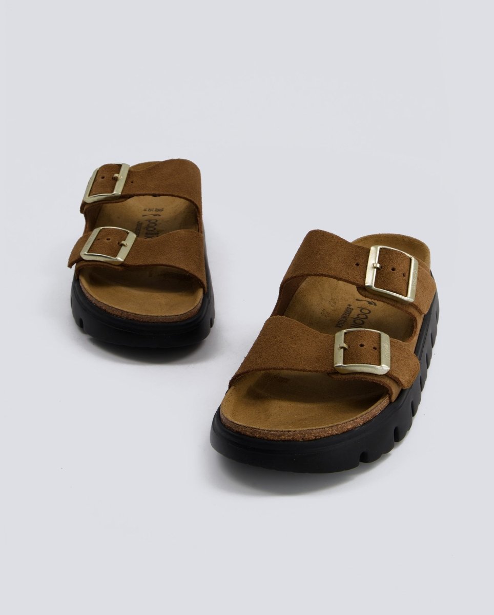 Birkenstock Arizona Chunky Suede Marrón Mujer