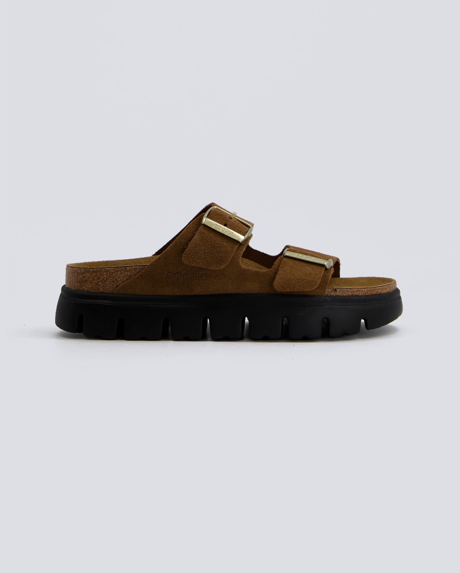 Birkenstock Arizona Chunky Suede Marrón Mujer