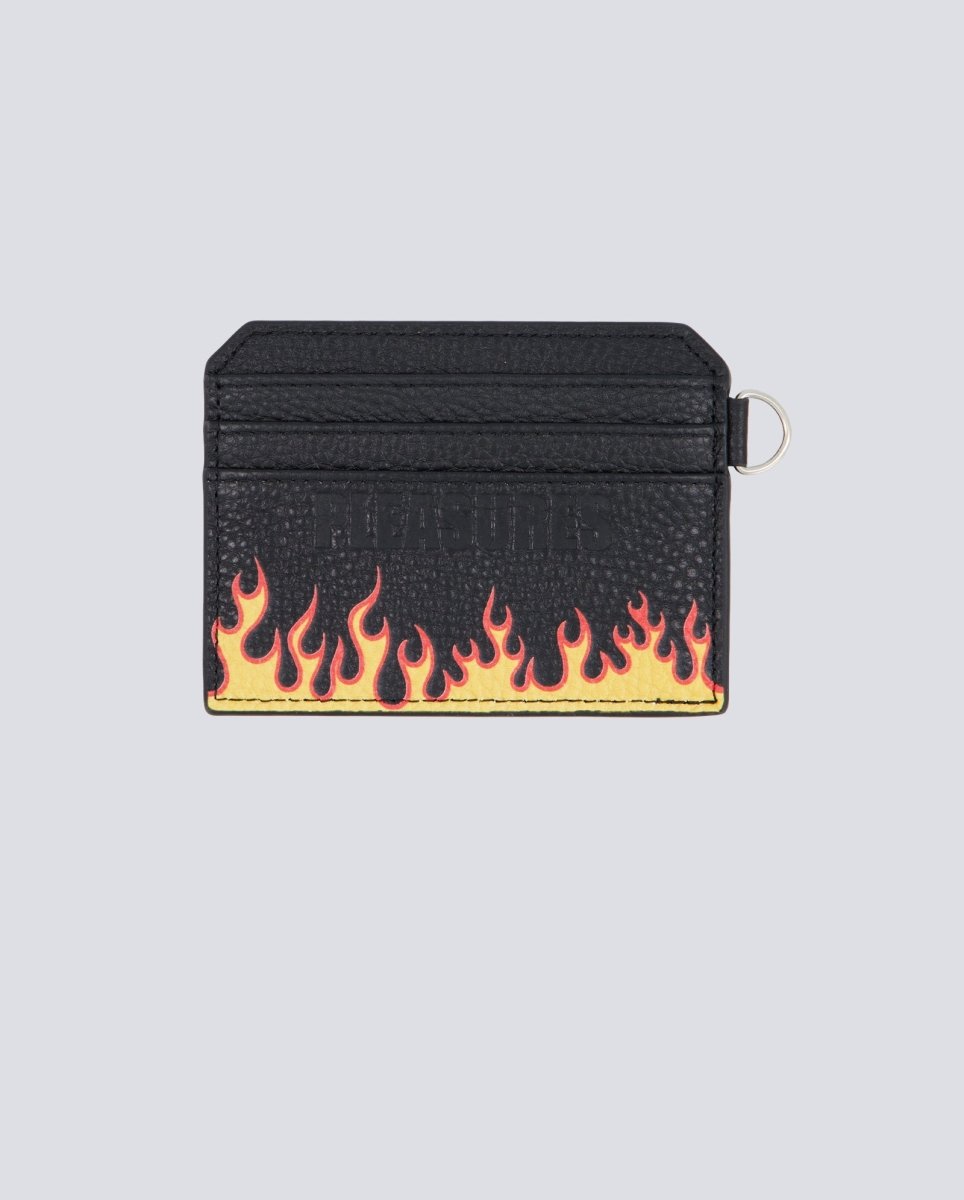 Tarjetero Pleasures Leather Negro Unisex