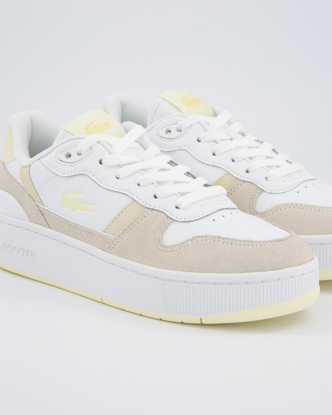 Lacoste T-Clip Plataforma Beige Mujer
