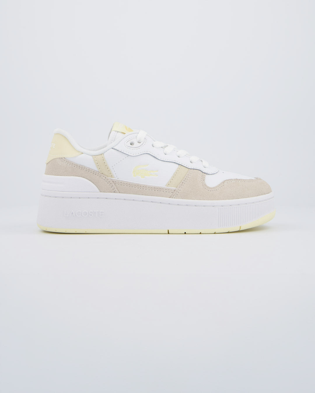 Lacoste T-Clip Plataforma Beige Mujer