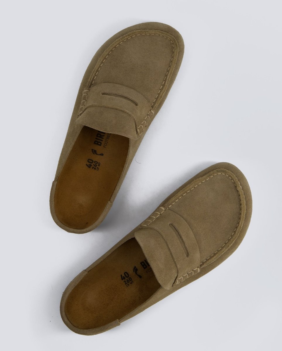 Birkenstock Naples Wrapped Leve Beige Mujer