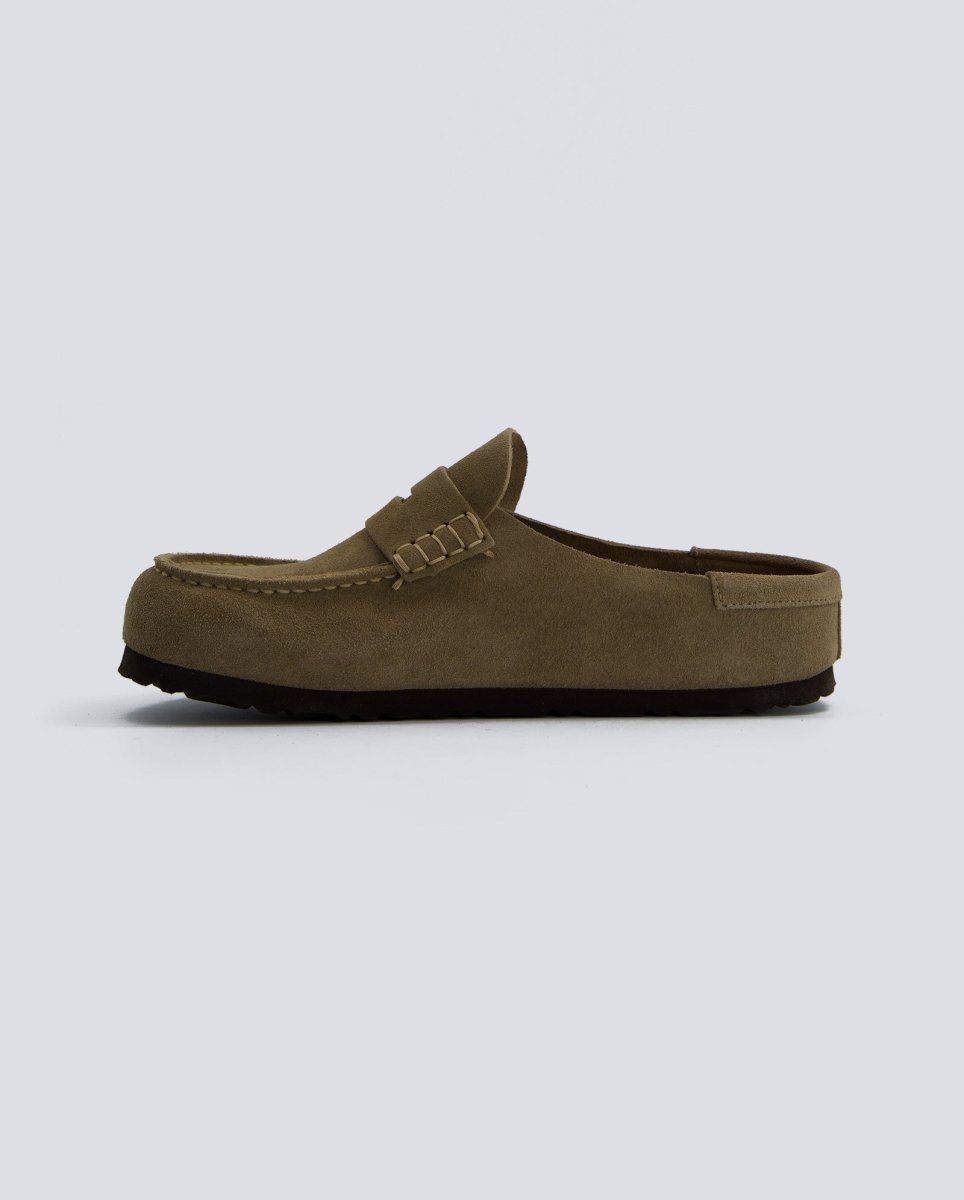 Birkenstock Naples Wrapped Leve Beige Mujer