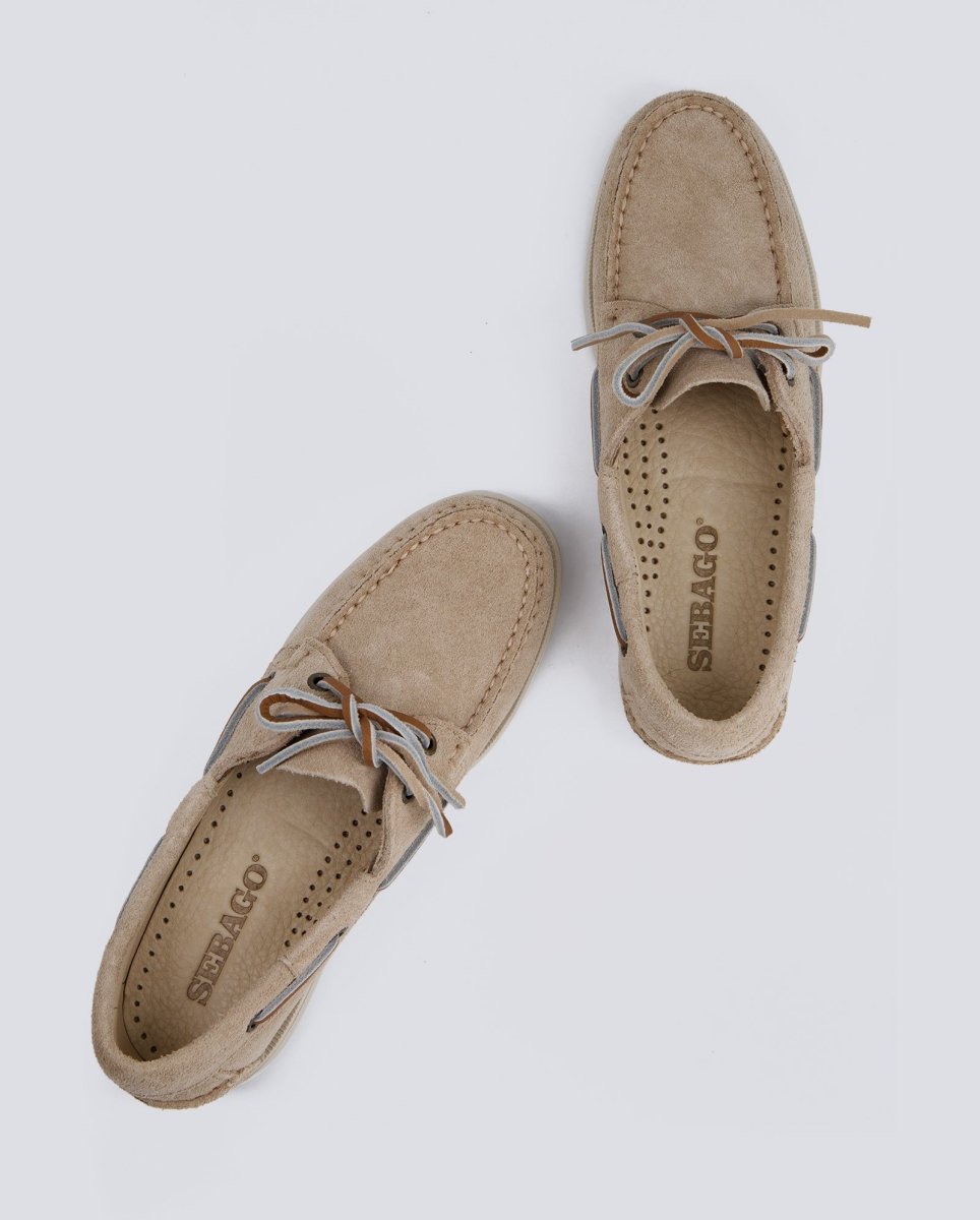 Sebago  Portland Flesh Out Beige Mujer